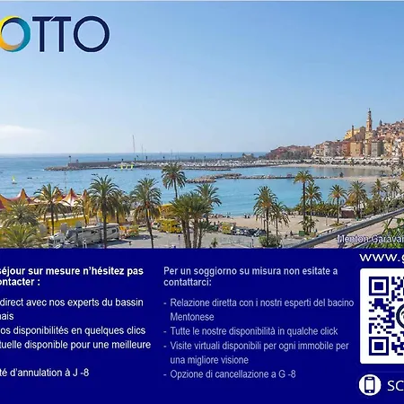 Lejlighed Agreable 2 Pieces Renove Avec Balcon, - Fr-1-196-302 Menton